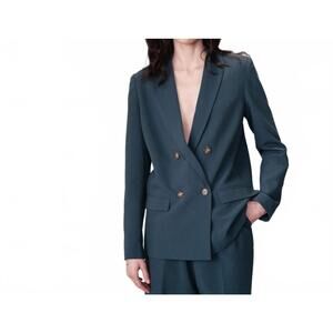 NEW GRACE & MILA noix tailored blazer jacket in vert
